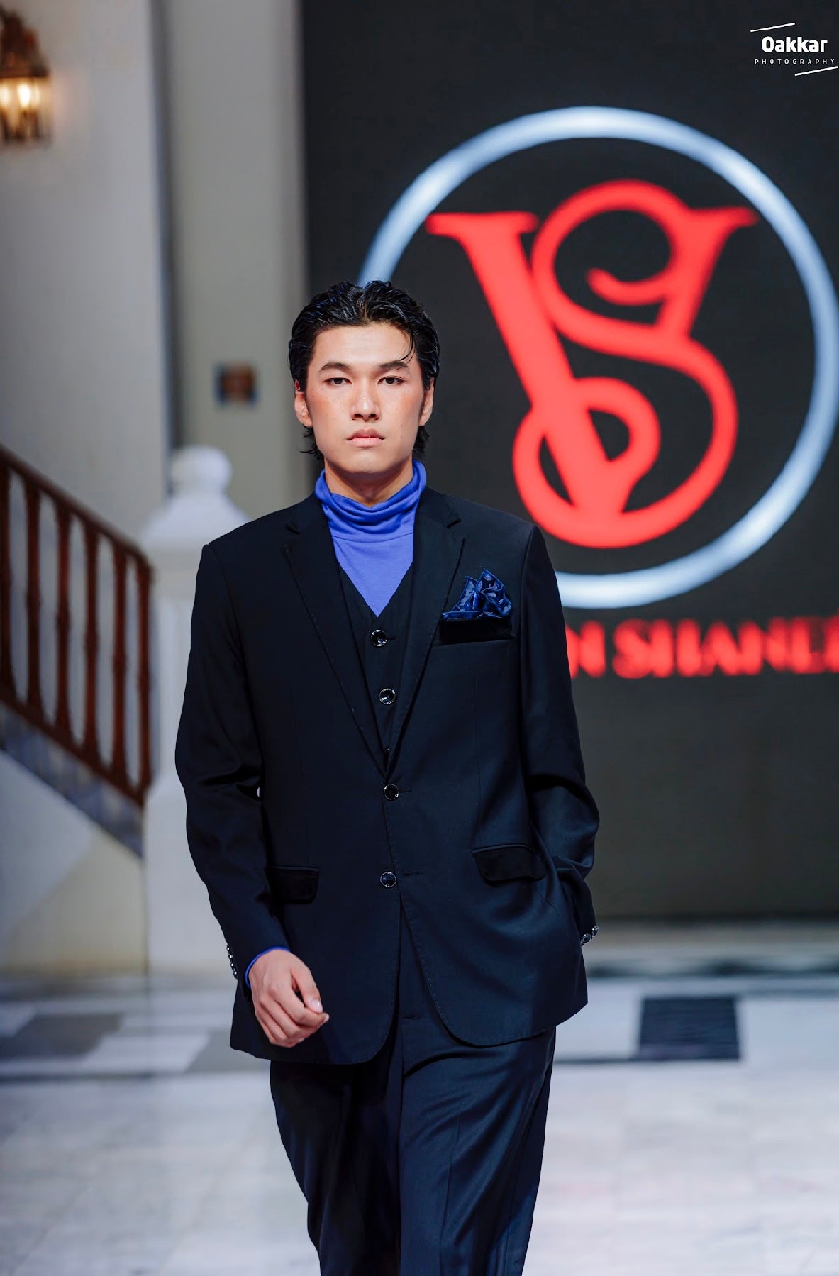 Morris Jumpsuit – Superwool Houndstooth & Black | Paris Fashion Week Edition