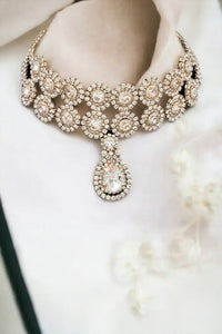 Crystal Gem Collar Necklace