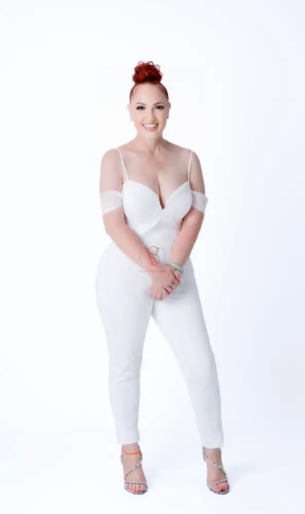 Cynthia White Jumpsuit