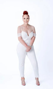 Cynthia White Jumpsuit