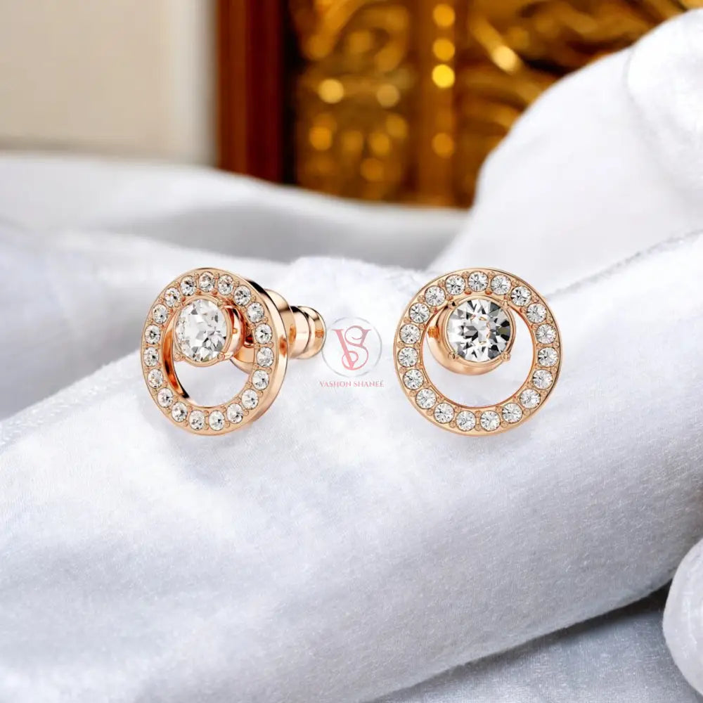 Eternity Earrings Rose Gold