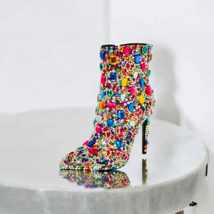 Jeweled Bootie 8 Shoes