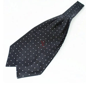 Luxury Men Tie Silk Ascot